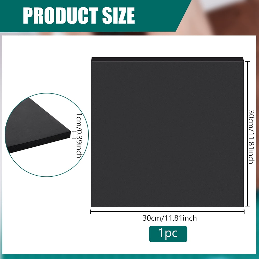 Square Leather Punch Pad Rubber Shock Absorber Sound Isolation Pad Stamping Handmade Craft Leather Tool