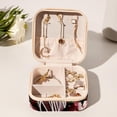 thumbnail image 6 of Valentine's Day Portable Square Jewelry Box Earrings Necklaces Bracelets Organizer for Girls and Women, 6 of 6