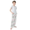 thumbnail image 3 of FORMRS Boys Pajama Pants with Pockets Size 13-14Y Kids Lounge Sleep Bottoms, Cartoon Elephant, 3 of 8