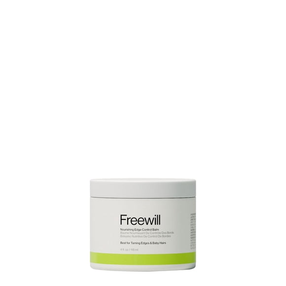 Freewill Bálsamo nutritivo para el control de bordes para pelos de bordes y cabello de bebé, domador de encrespamiento y humectante para el cabello, suaviza y proporciona una fijación fuerte para todo