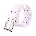 thumbnail image 1 of keepw Solide et Durable Boucle Ardillon Ceinture Large Application Accessoire de Mode Sangle Réglable Boucle Ceintures Blanc 80-100cm 1Set, 1 of 6