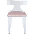 thumbnail image 2 of ACME Chaise d'Appoint en Velours Bradley en Rose Clair, 2 of 4
