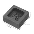 thumbnail image 2 of OUNONA Graphite Ingot Mold Reusable Graphite Melting Tool For Diy Casting High Purity For Use And Science Education, 2 of 8