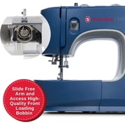 SINGER® M3330 Navy Blue Sewing Machine with Accessories , 23 built-in Stitches Deliver 97 Stitch Applications , 1-Step Buttonhole, Free Arm, LED Light , Portable, Perfect For Beginners