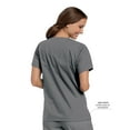 thumbnail image 3 of Landau Essentials Relaxed Fit 4-Pocket V-Neck Scrub Top for Women 8219, 3 of 6