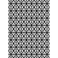 thumbnail image 1 of Ahgly Company Indoor Rectangle Patterned Charcoal Black Novelty Area Rugs, 8' x 12', 1 of 6