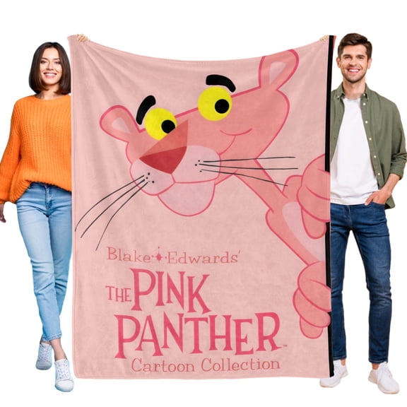 The Pink Panther ShowFlannel Throw Blanket Warm 3D Printed Flannel Throw/Blanket Ultra-Soft Lightweight Warm Flannel All Season Light Weight Living Room/Bedroom Warm Blanket 40"X60"(100cm*150cm)