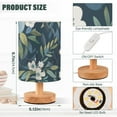 thumbnail image 3 of Panda Leaves Bear Table Lamp USB Bedside Desk Nightstand Lamp Printed Gifts Small Lamp Wood Base for Bedroom Living Room Kids Room College Dorm, 3 of 7