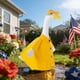 thumbnail image 3 of Ropa De Ganso De Poliéster Conjunto de 1 impermeable amarillo y sombrero para gansos de porche, decoración de atuendo con bandera patriótica de 23 pulgadas Rkxzt, 3 of 8