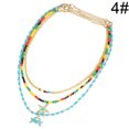 thumbnail image 2 of 3 Pcs Collier Bohème à Perles Collier Ananas Étoile Collier Perlé Pendentif Boho, 2 of 10