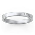 thumbnail image 3 of Bague Empilable avec Pierre de Naissance Gravée - Zircon Cubique / Topaze Blanche (Avril), 3 of 7