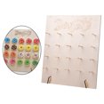 thumbnail image 4 of Soporte de exhibición de pared Tablero de soporte de rosquilla reutilizable con rústica para decoración de fiestas Suministros de postres Rectángulo 45x38cm Macarena soporte de exhibición de rosquillas, 4 of 8