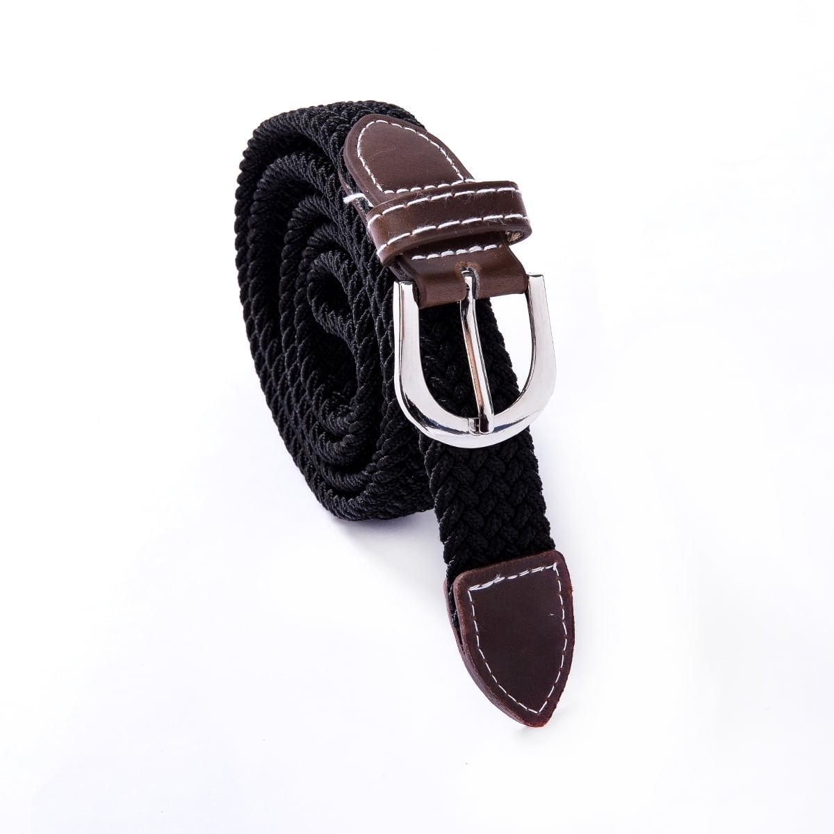 Men Elastic Stretch Waist Belt Black Canvas Belt Walmart Canada