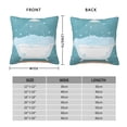 thumbnail image 2 of Fuzoiu Bathtub with Soap Bubbles Print Square Pillow Cover,Hidden Zipper Design,Luxury Square Pillow Case, Throw Pillow,Couch Cushion-22"x22", 2 of 7