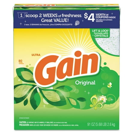 Procter Gamble Laundry Detergent - Powdered Laundry Detergent, Original Scent, 91oz Box, 3/carton