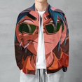 thumbnail image 2 of 2d Gorillaz Music Fashion Jacket Mens Windbreaker Coat Lightweight Zipper Clothes Streetwear Bomber Outerwear Jackets, 2 of 7
