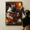 thumbnail image 6 of Pug Dog Poster Music Decor - Pug Dog Canvas Wall Art For Bedroom Decor - Modern Home Decor - Abstract Canvas Wall Art, 6 of 6