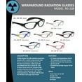 X Ray Radiation Safety Glasses Leaded Lens - Gray Safety Frame - 62-18 ...