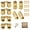 8 mm, variant on 8 Pcs Brass Barrel Hinges Hidden, 8 mm Concealed Furniture Fittings with 180 Degree Opening for Jewelry Box, Cabinet, Wood Craft, Invisible Barrel Hinges for Wood (8 mm)