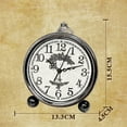 thumbnail image 5 of Vintage Retro Analog Alarm Clock, Super Silent Non Ticking Small Clock, Battery Operated, Simply Design, for Living Room, Bedroom, Bedside, Desk, 5 of 8