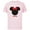 Soft Pink, variant on Disney Minnie Mouse Oma Grandma Red Bow Family Mother’s Day - Short Sleeve Cotton T-Shirt for Adults - Customized-Black