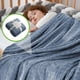 thumbnail image 3 of Manta multifuncional cálida y difusa suave - Funda de franela para siesta de verano - 70x100cm/27.55x39.37in - Acogedora manta de sofá cama lavable a máquina - 7 colores - 100% poliéster - Ligero, 3 of 5