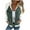 Green, variant on Womens Jackets Fall Jacket Women's 2024 Autumn/winter New Denim Patchwork Jacket Casual Fashion Wipe Shoulder Sleeve Jacket
