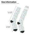 thumbnail image 2 of KLL Rabbit Back View Print Cool Socks Men's Women's Crew Socks Funny Crazy Novelty Stockings, 2 of 6