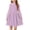 Lavender, variant on Arshiner Girls Dresses Contrast Mesh Puff Long Sleeve Mock Neck Formal Party A Line Short Tulle Dres