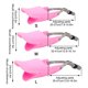 thumbnail image 2 of Duckbilled Shape Dog Mouth Covers quiet Muzzle Masks Silicone Mouth Cover With Adjustable Strap For Small Medium Dogs Prevent Barking, 2 of 2