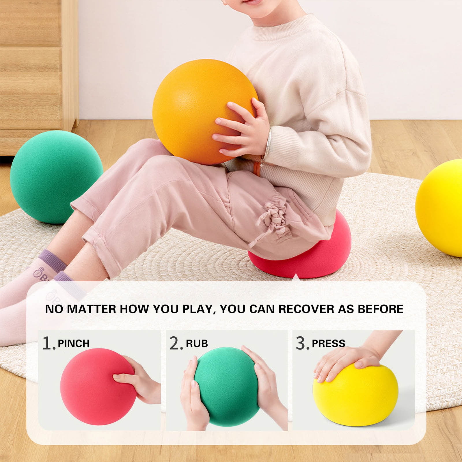 Basketball Hoop Indoor, Over The Door Basketball Hoops with Ball Bags, Mini Hoop with Ball Frame, 1 Ball & Pump, Basketball Gifts for 5 6 7 8 9 10 11 12 Year Old Boys Girls