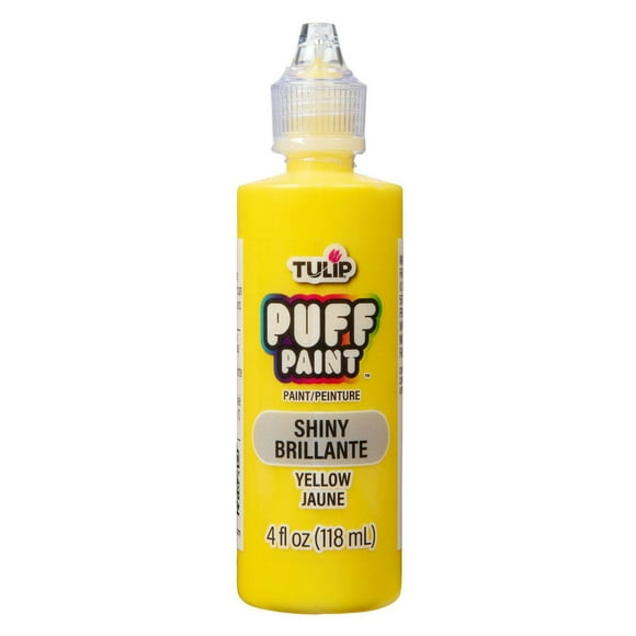 Tulip Puff Paint Shiny Yellow 4 fl. oz., Get creative in 3D!