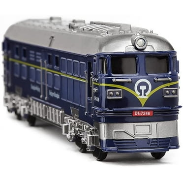 Train Toys for Kids with Sound & Light - Train Set for 3 4 5 6 Years Old Boys Girls Classic Toy Gift for Holiday, Birthdays or Christmas,Blue