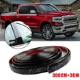 thumbnail image 2 of Stylish Black Side Molding Strip Protects Your Car Easy Installation 10ft, 2 of 8