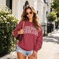 thumbnail image 4 of MOUSYA Womens Aunt Sweatshirt Cool Aunt Crew Neck Sweatshirt Auntie Letter Print Long Sleeve Pullover Top, 4 of 14