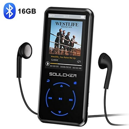 MP3 Player, 16GB MP3 Player with Bluetooth 4.0, Portable HiFi Lossless Sound MP3