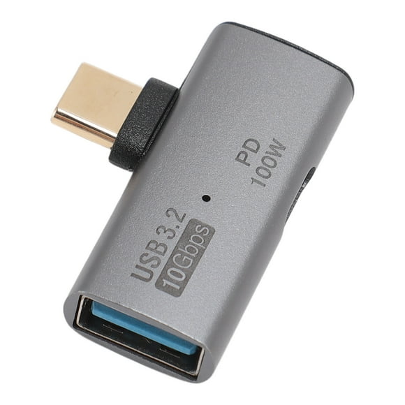 Type C To USB 3.2 Female Adapter, Practical OTG PD100W Charging 2 in 1 USB C To USB 3.2 Adapter 10Gpbs Transfer for Phone