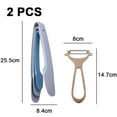 thumbnail image 2 of Kitchen Set for New Home Apartment, 3-in-1 Plastic Food Clip Stainless Steel Paring Knife, 2 of 5