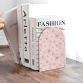thumbnail image 6 of Naloa Chrysanthemum 2 Pcs Bookend Large Capacity Office Book Ends for Home Office Library School Study Decoration, 6 of 8