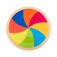 thumbnail image 1 of Cross-border Large Rainbow Building Blocks Children‘s Early Childhood Fun Jigsaw Puzzle Large Disc Variables Puzzle Educational Toys, 1 of 7