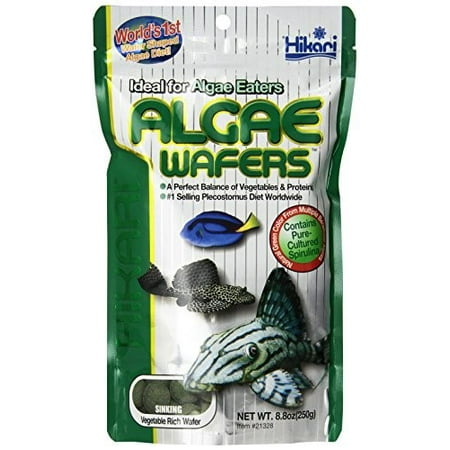 Hikari Algae Wafers Sinking Fish Food, 8.8 Oz