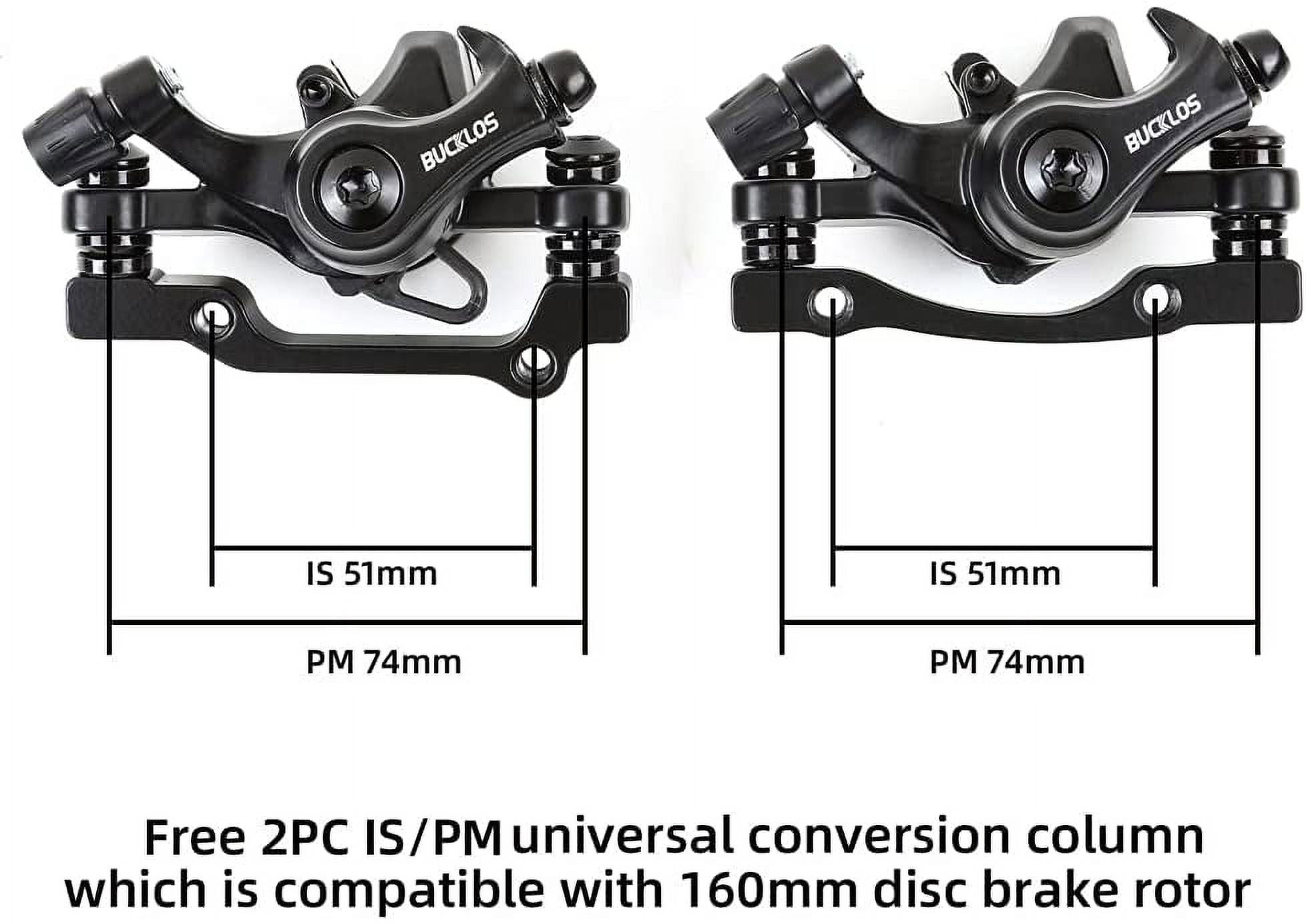 BUCKLOS Mountain Bike Disc Brake kit, Aluminum Alloy Mechanical