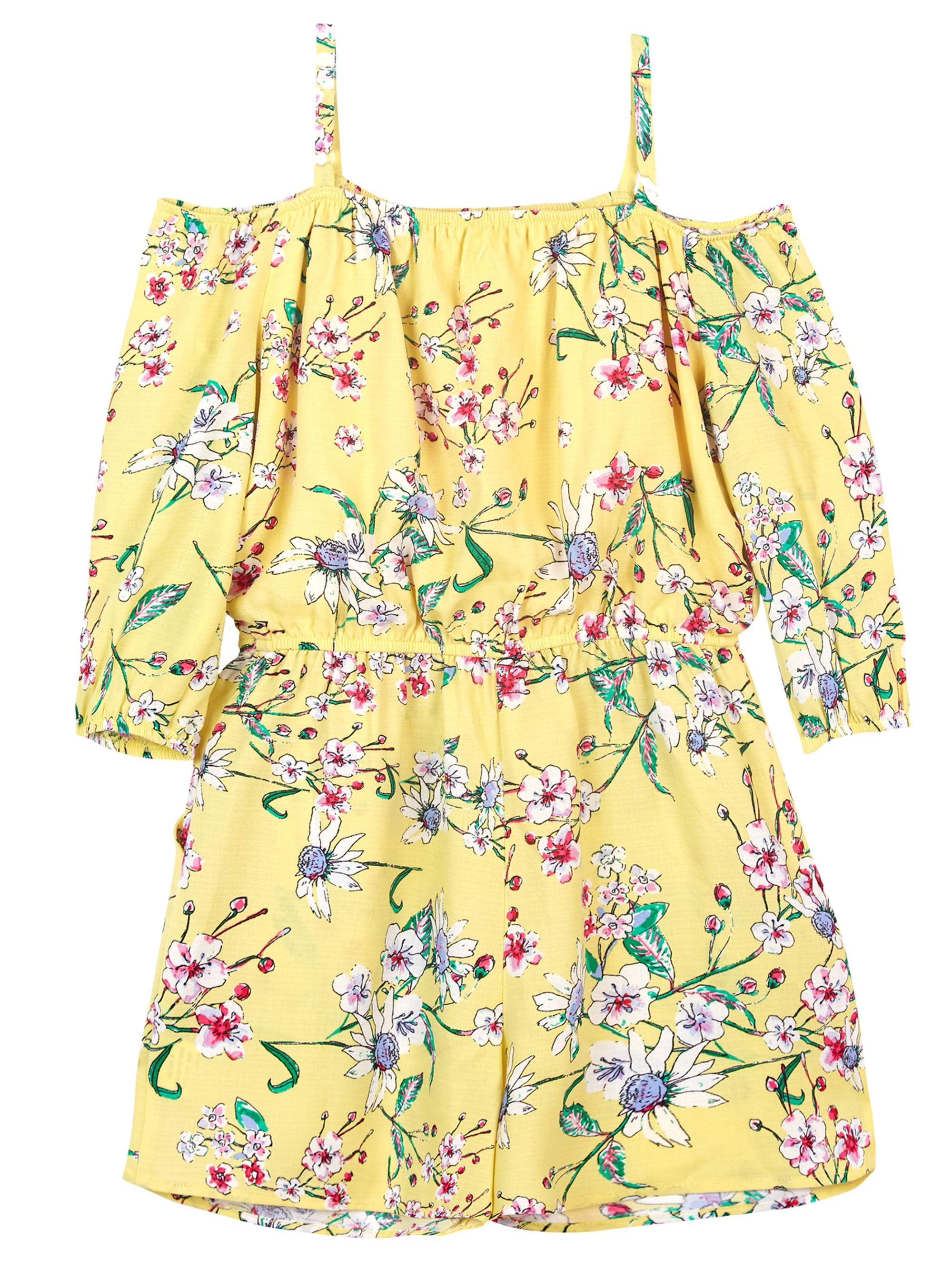 Amy Byer Girls Big Shoulder Romper