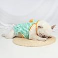 thumbnail image 3 of Hawaii Pet Female Summer Clothes Dog Dress Carrot Decor Plaid Sling Summer Kitty Clothes Dog Pet Apparel Sundress for Small Medium Dogs, 3 of 7