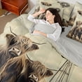 thumbnail image 4 of Castle Fairy Highland Cow Bedding Comforter Set,Farmhouse King Bedding Sets, 4 of 8