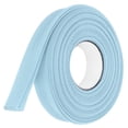 thumbnail image 1 of Uxcell cinta sesgada de doble pliegue de 3/4 pulgadas de poliéster, cinta a granel continua para coser, unir, acolchar, dobladillar y manualidades (azul claro, 6 yardas), 1 of 7