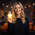 thumbnail image 6 of Halloween Party Decor, Ghost Halloween Decor, Halloween Light, Portable Light, 3.5X2.75 Inch Novelty Scary Expression Handheld Ghost Led Lamp, Cute Spooky Tabletop Halloween, 6 of 8