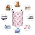 thumbnail image 4 of Lsque Pug And Donut Pattern Laundry Hamper Basket, Tall Woven Rope Hamper Basket for Clothes, Lightweight Storage Basket, Collapsible Waterproof-Small, 4 of 6
