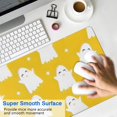 thumbnail image 4 of Long Mouse Pads for Desk,Happy Halloween Ghost Pattern Desk Mats on Top Of Desks, Desk Mouse Pad Extra Large with 3mm Non-Slip Base and Stitched Edge for Gaming,Office,Work,Home 31.5x11.8in, 4 of 5