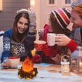 thumbnail image 2 of Fogata falsa, troncos de chimenea de imitación 3D, llama de fuego falsa sin llama realista alimentada por batería para fiesta de acampada de Navidad de Halloween, 2 of 5
